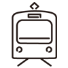 電車でお越しの方
